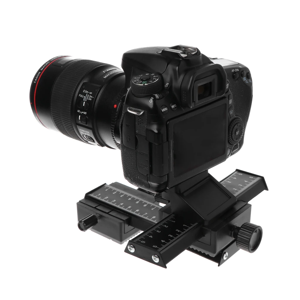 4 полосный макросъемный инструмент Фокусирующая рейка 1/4 &quotвинт DSLR камера
