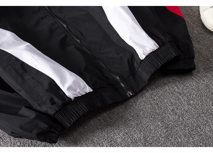 Aolamegs куртки для мужчин Лоскутная куртка Спортивный костюм High Street пальто хип хоп Мода Мужской уличная пара Ветровка Куртки