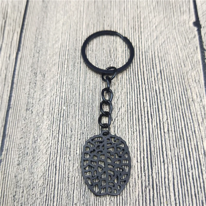 2018 Trendy Brain cell &quotLittle Extra Brain&quot Keychain - psychology gift biology graduation | Украшения и аксессуары