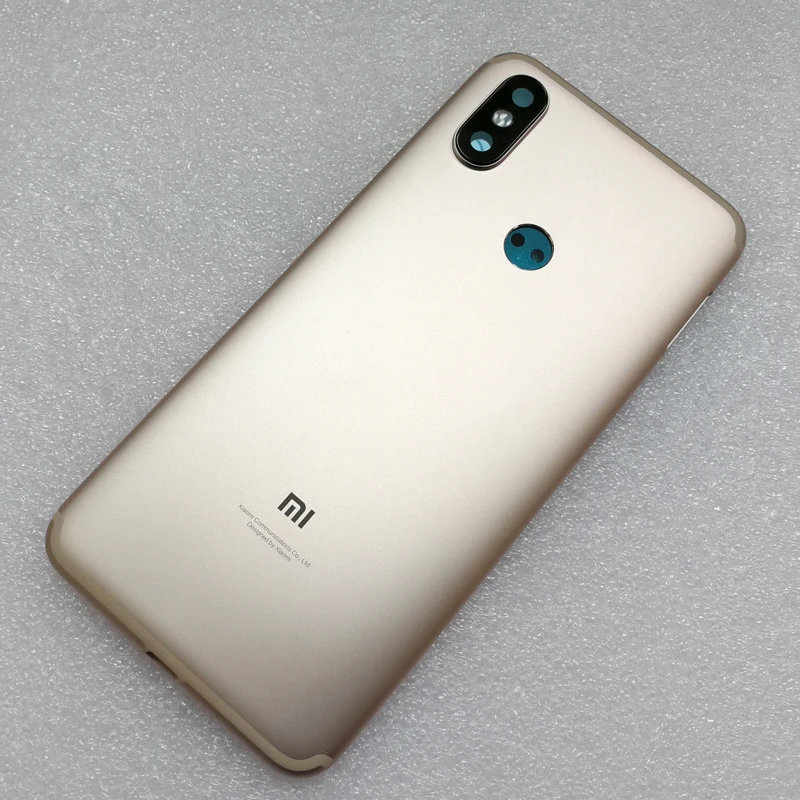 Для Xiaomi 6X/M6X/Mi6X запасных Запчасти сзади Крышка для аккумулятора корпус+ боковые ключи камера Замена объектива вспышки