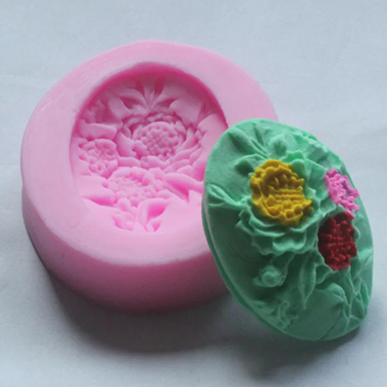 Мини цветок искусственное мыло шоколад форма для кухни выпечки FM161|mould for|chocolate