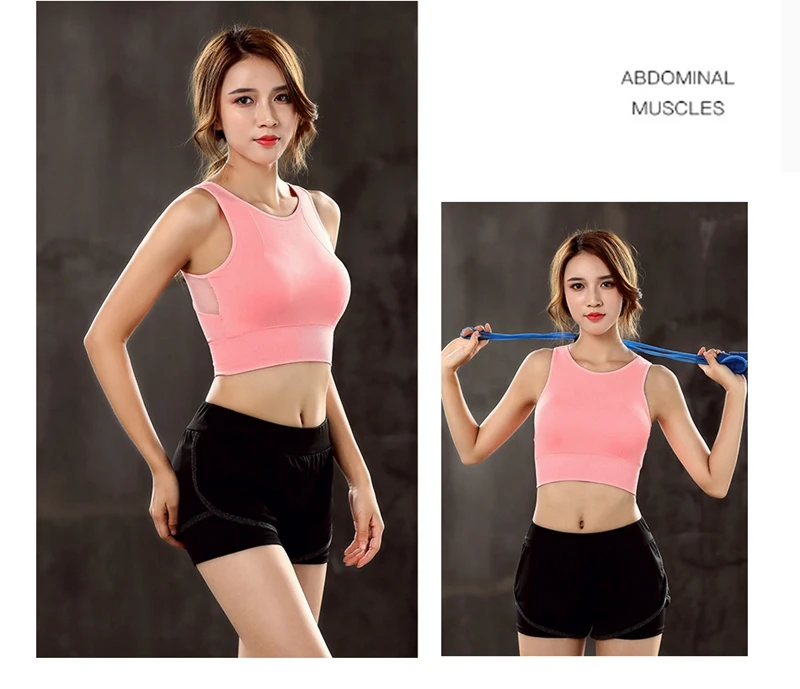 Sexy Black Sport Bra Gym Fitness Perspective Sport Bra Women Bra Sports Vest For Yoga Running Underwear Sujetador Deportivo