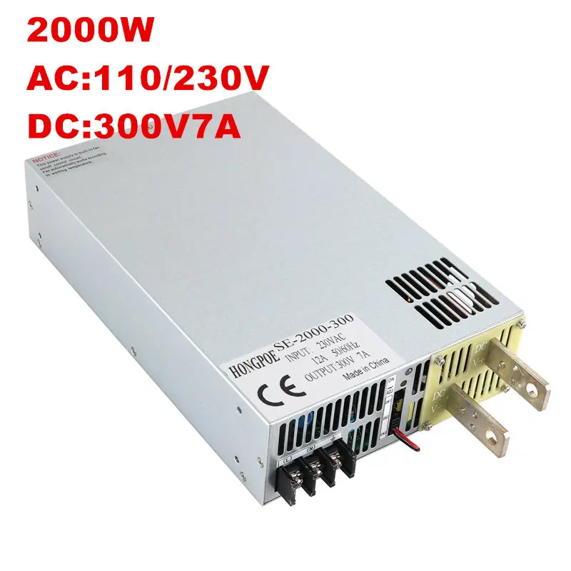 300 V блок питания 300 V 0-5 V Аналоговый контроль сигнала ac-dc Высокая мощность 0-300 V регулируемая мощность 300VDC трансформатор питания