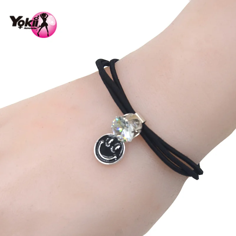 Yokii новые модные jewelrytie эластичные Галстуки волос изысканный кулон Интимные