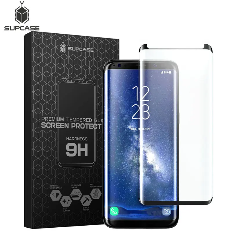 SUPCASE для Samsung Galaxy S8 Plus защита экрана из закаленного стекла с изогнутыми краями