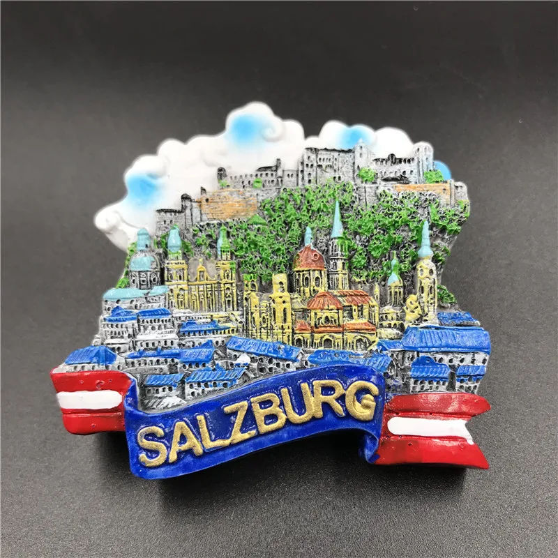 China Japan Austria Czech Russia Turkey Thailand USA India Fridge Magnets 3D Fridge Magnet Travel Souvenir Decoration