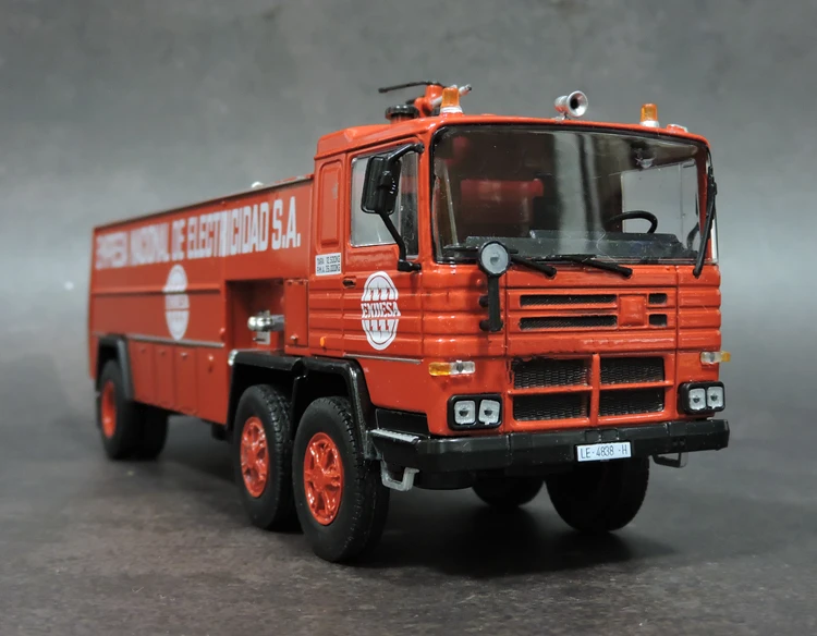 Редкий 1/43 специальный литой металл испанский пожарная машина статический дисплей Коллекция Модель игрушки для детей