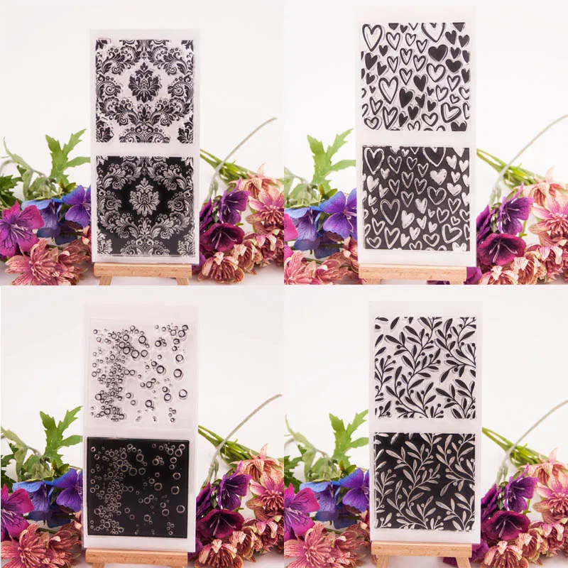 Цветок папки для тиснения Листья Сердце цветок пластиковый с тиснением папка