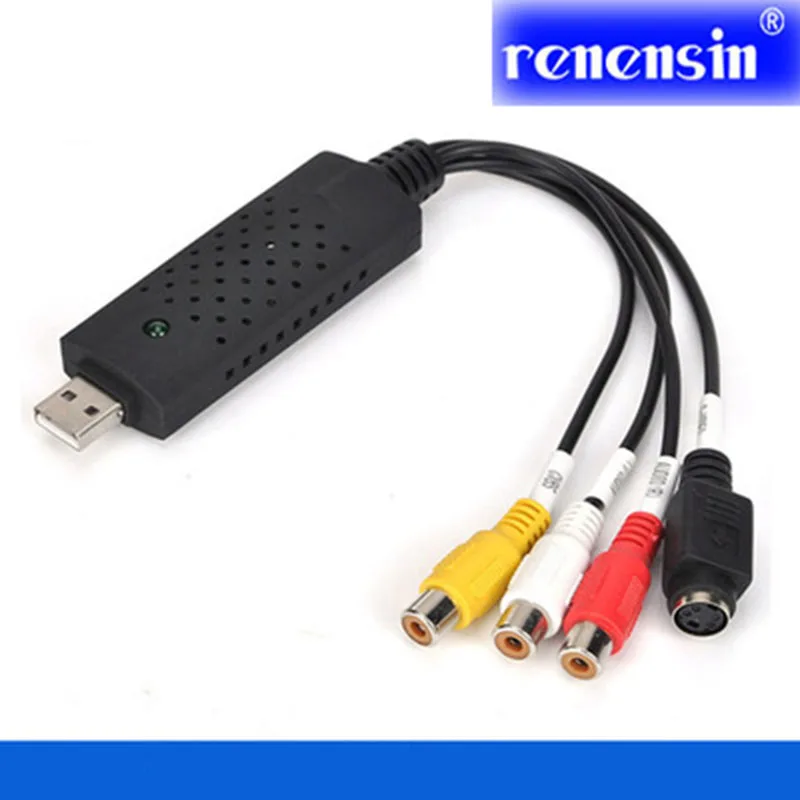 Адаптер захвата видео USB 2 0 dc60 tv dvd vhs карта аудио AV быстрая usb видеорегистратор для