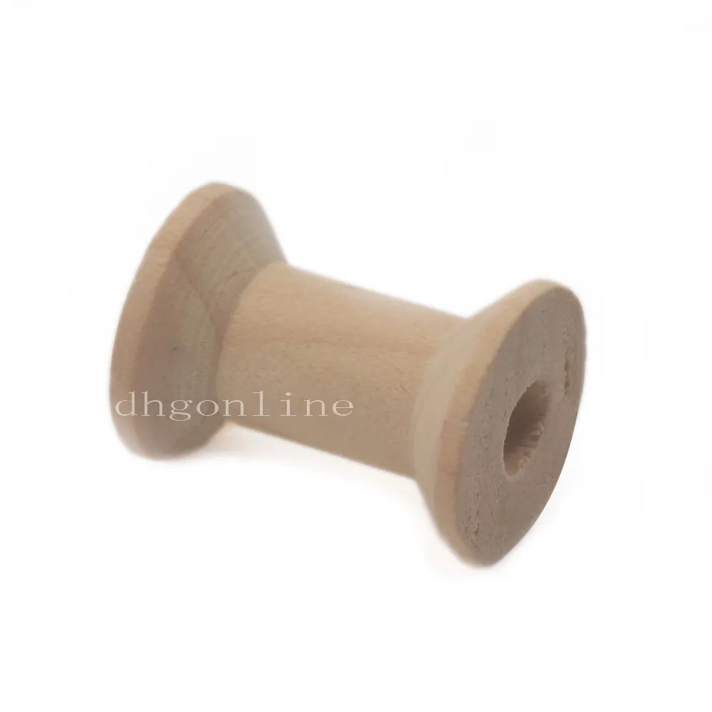 20 Pcs 16x14mm Wooden Empty Bobbin Spool CraftThread Wire Lace Line Sewing Round Mixed Color | Дом и сад