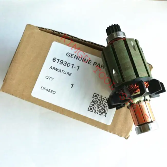 Ротор мотора 619301-1 DC18V для MAKITA 619496-0 DDF458Z DF458D DDF458RFE DHP458 BHP458 DDF458 BDF458 BDF458RFE BDF458Z дрель