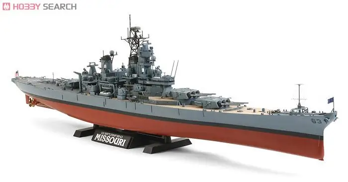 Сборная модель корабля 1:350 американского BB-6" Missouri" линкор 78029