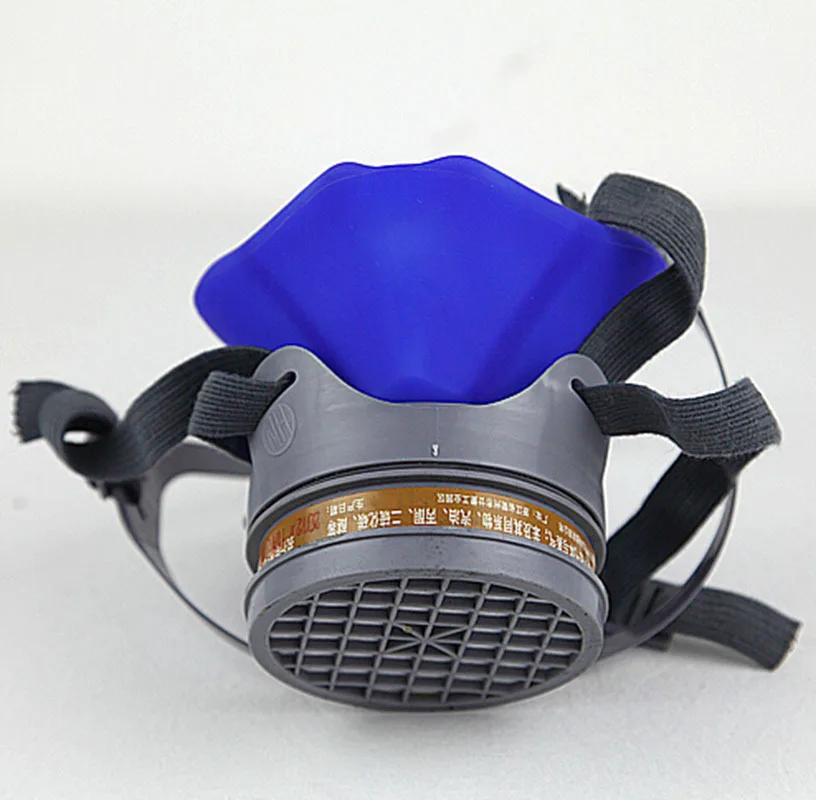 full set mask Половина лица противогаз окрашенные специальные химические формальдегид газовой промышленности активированный уголь защитная маска от пыли респираторы - Цвет: full set mask