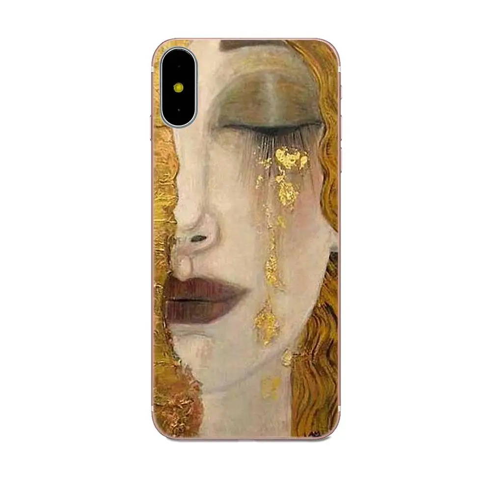 Индивидуальные фотографии черный чехол для телефона Gustav Klimt Art Xiaomi Redmi Note 2 3 3S 4 4A 4X 5