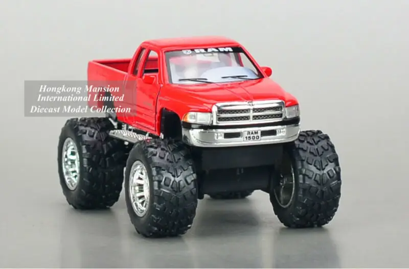 Модель автомобиля Bigfoot 1:36 литый под давлением из металлического сплава для DODGE RAM