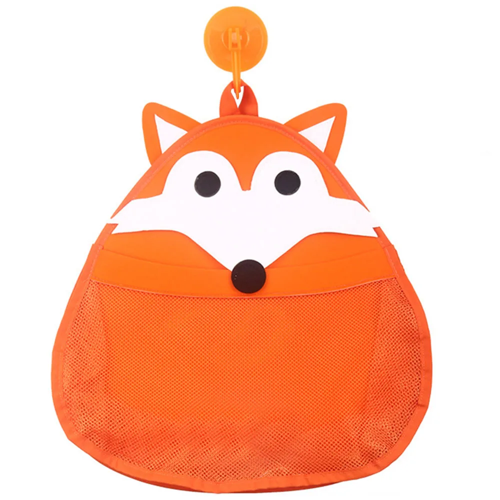 Orange Дети мультфильм ребенок для хранения игрушек для ванной сумки Душ разное игрушки аккуратный Органайзер сетчатый мешок подвесной мешочек корзины для хранения для ванной комнаты - Цвет: Orange