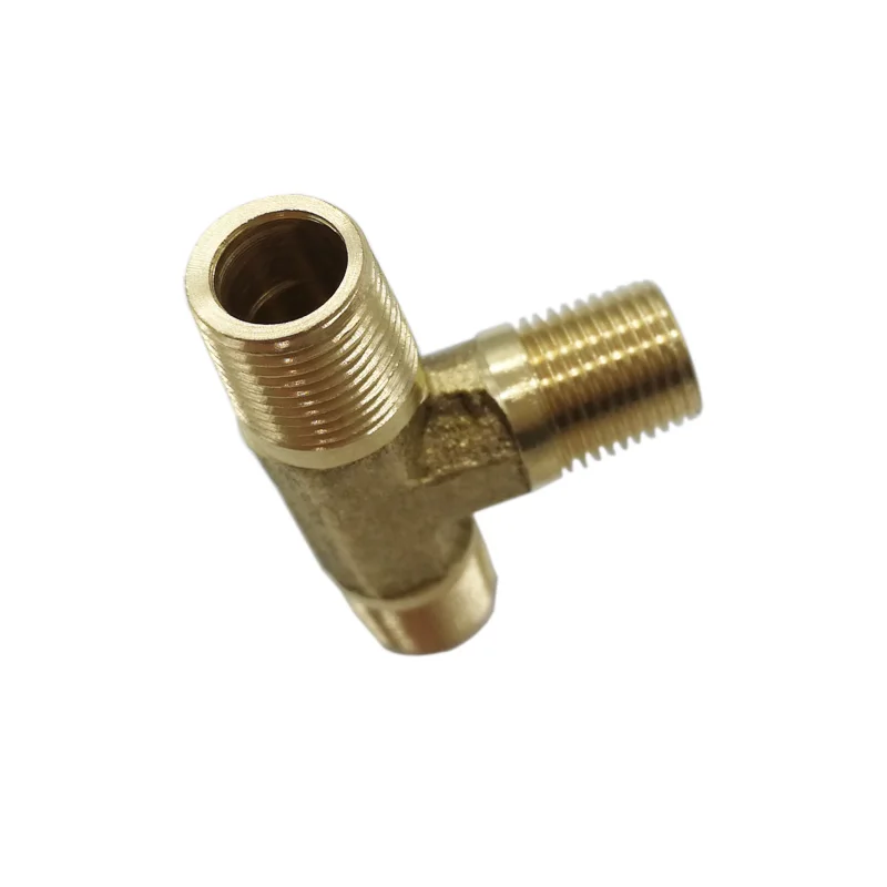 Brass Tee Connector 1/8NPT Male Thread Fittings For Hose | Обустройство дома