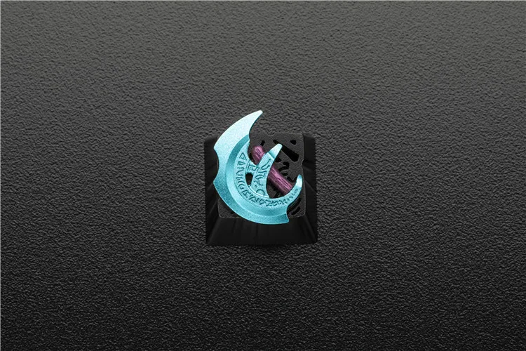 Магнитный разложение ZOMO DOTA2 топор цельнометаллический Прозрачный Алюминиевый сплав Keycap для Cherry Mx Переключатель механическая клавиатура
