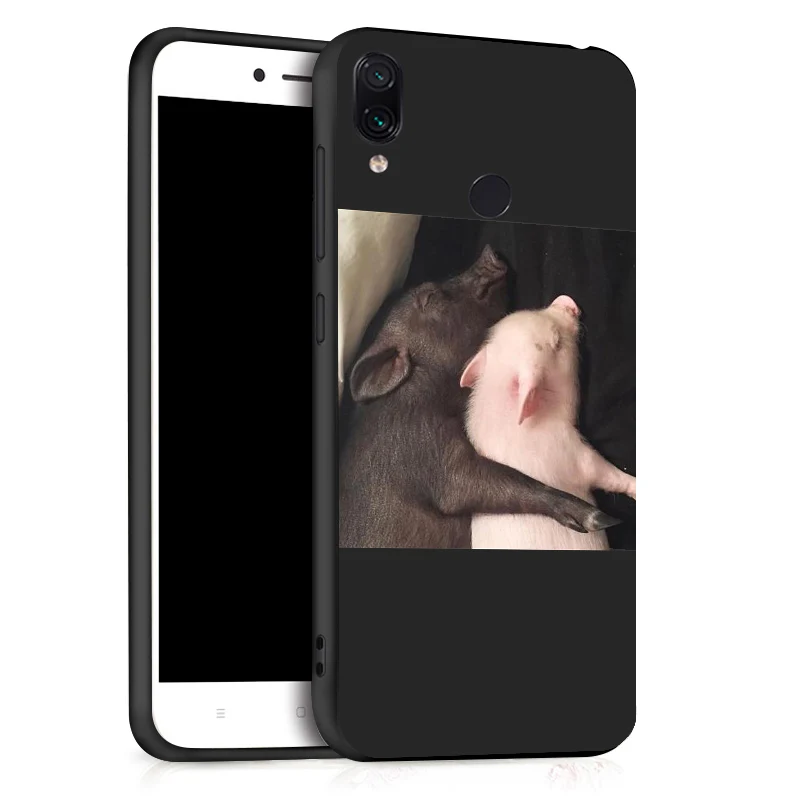 Case For Xiaomi Redmi Note 7 5 Pro 8 Cases Coque 3D DIY Painted Black Flower Cat Cover On For Xiaomi Mi 9 SE Xiomi 9T Bumper - Цвет: X013