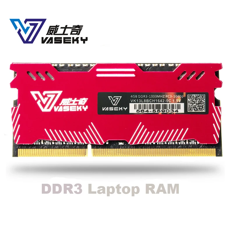 Vaseky 4 ГБ 8 4G 8G лэптоп ноутбук Память ОЗУ модуль памяти компьютера PC3 DDR3 12800S 12800 1600