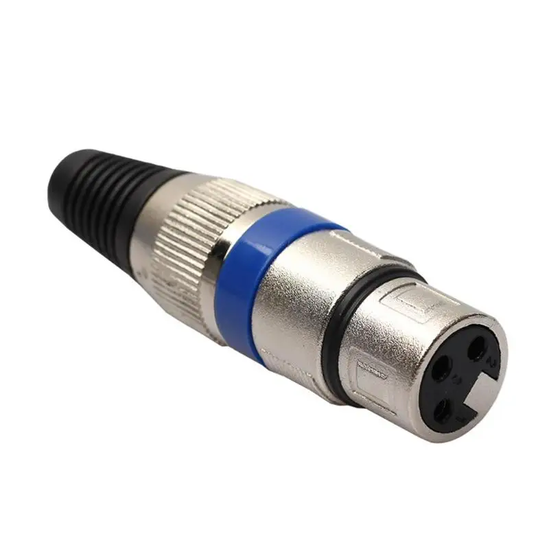 8 шт./10 шт. XLR штекер XLR Женский конвертер 3Pin аудио разъем микрофон аудио кабель Разъем XLR к XLR адаптер для усилителя