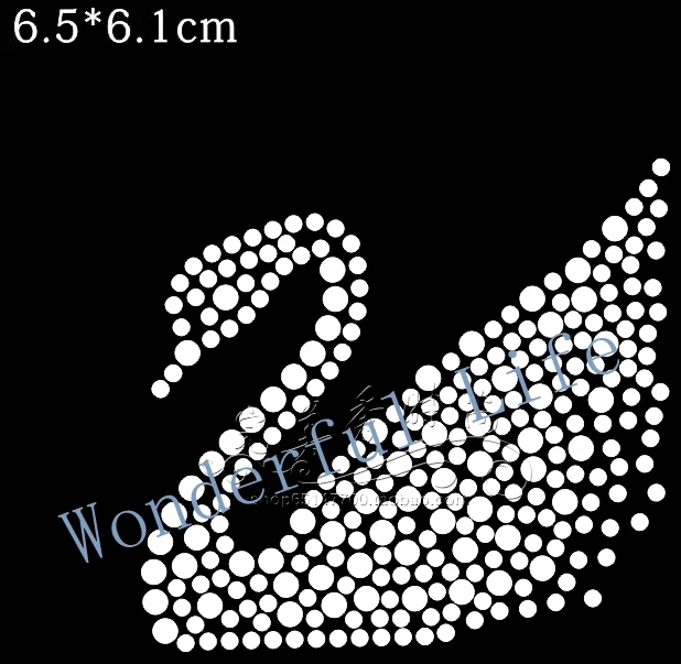 Бесплатная доставка изображение гуся красивая термоаппликация для горячей