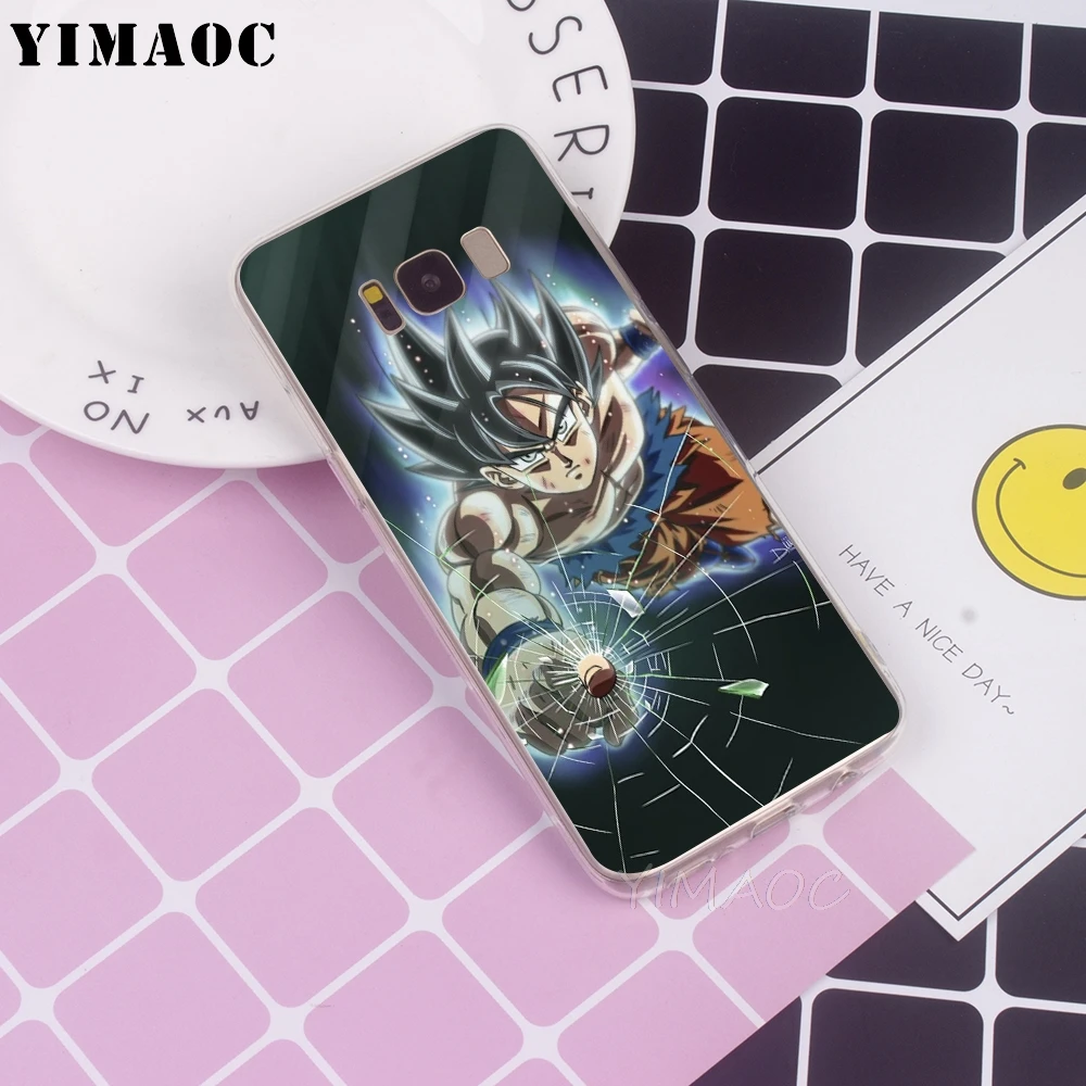 YIMAOC Dragon ball cell anime Goku design Soft Case for Galaxy j3 j5 j6 j7 A5 2017 A6 A9 Note 8 9 S7 edge S8 S9 S10 Plus S10e |