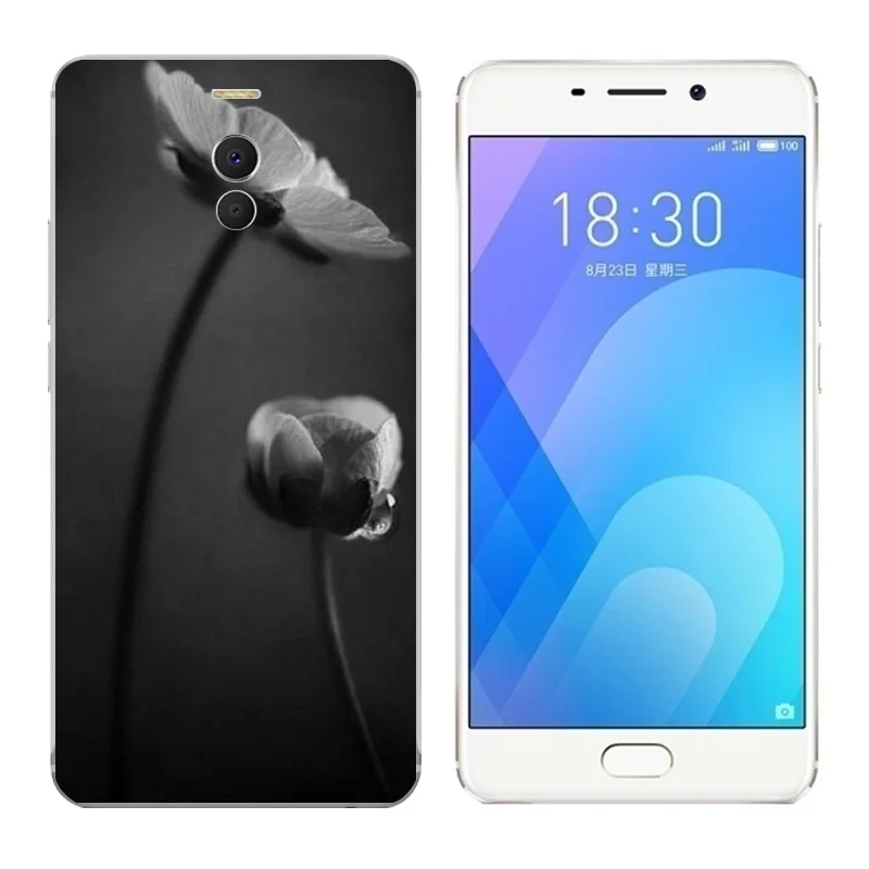 Чехол для телефона Meizu M6 Note силиконовый чехол с треугольным принтом Meilan сумки