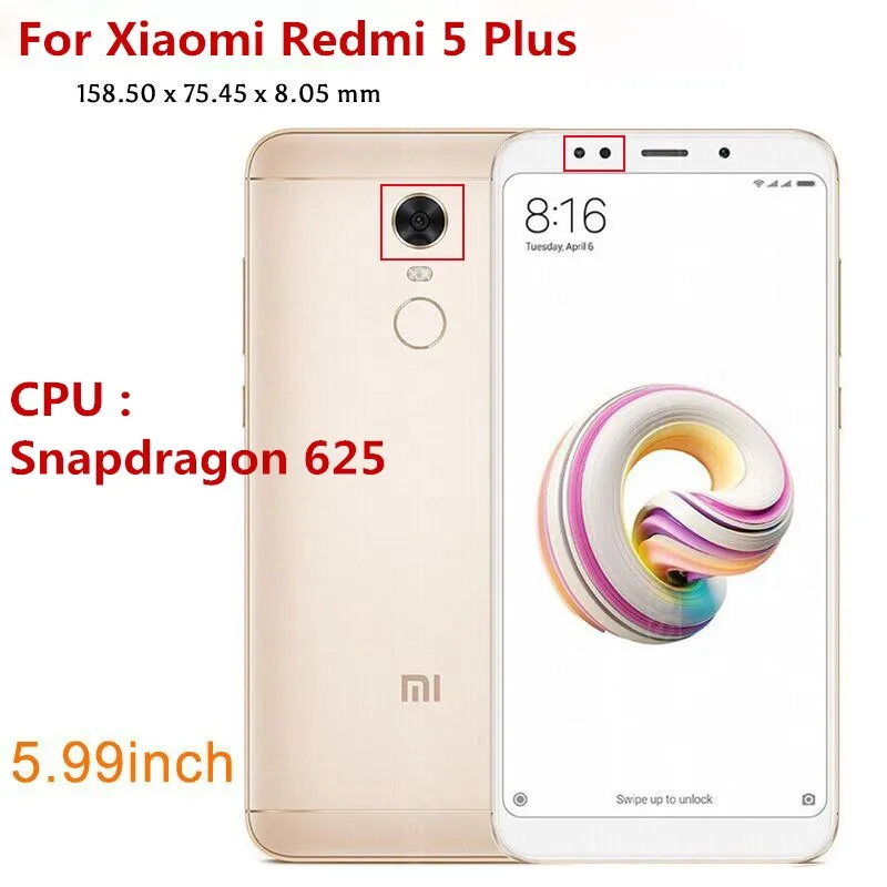 Никотд для Xiaomi Redmi 5 Plus стекло Redmi5 защита экрана полное покрытие Защитная пленка