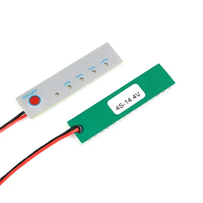 Индикатор емкости литий-ионной батареи 2S 8,4 V 4S 14,4 V 4S 16,8 V 3S 12V индикатор мощности электроэнергии - Цвет: 4S 14.4V