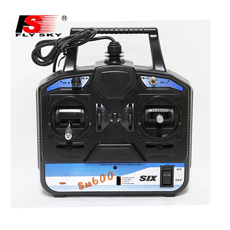 FATJAY FlySky SM600 6 Channel RC Flight Simulator for RC Plane, Helicopter, Drone Training