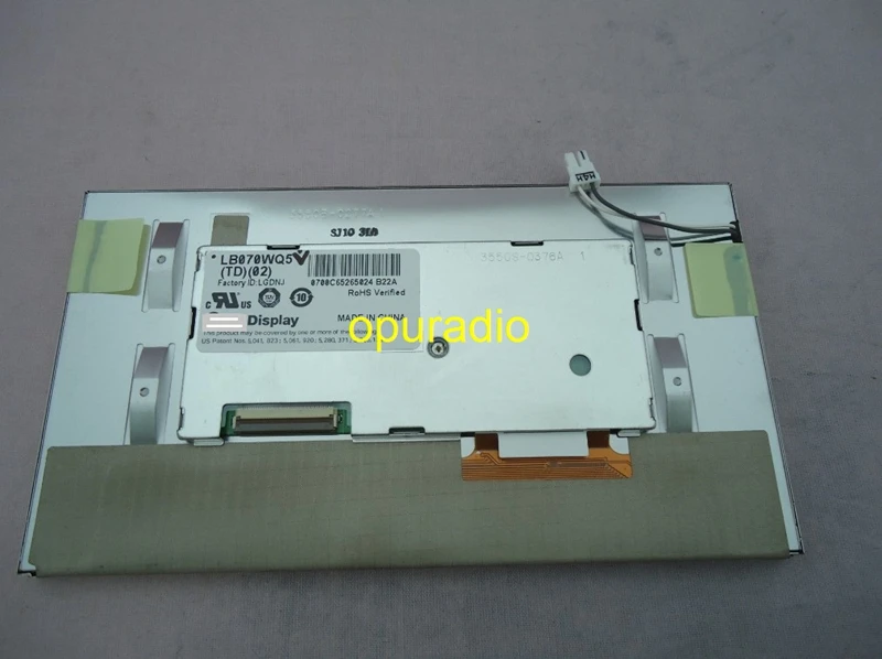 7 дюймов LB070WQ5-TD01 LB070WQ5(TD)(01) экран для Opel Vauxhall автомобильный dvd НАВИГАЦИЯ ЖК-дисплей Панель
