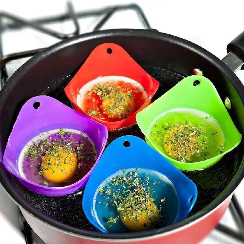 Силиконовые палочки для яиц с антипригарным опытом яичная Плита Красочные