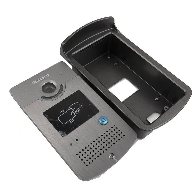 Бесплатная доставка Новый 7 &quotцвет видео домофон система + 2 экрана RFID дверной