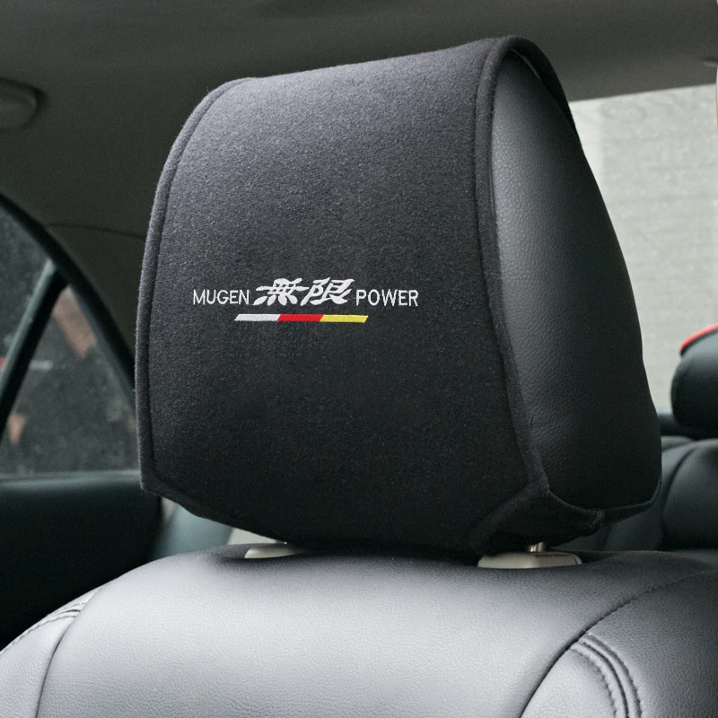 1PCS Hot car headrest cover fit for Mugen Power Honda Civic Accord CRV Hrv Jazz Accessories Car Styling | Автомобили и мотоциклы