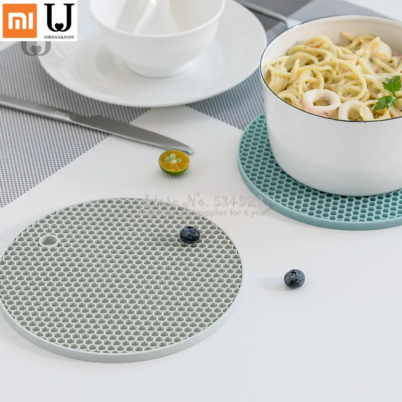 XSilicone Coaster cupдвусторонняя сотовая круглая подставка коврик теплоизолированная чаша коврик Домашний Декор Настольный экологически чистый