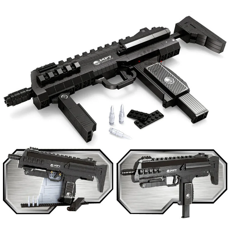508 шт. DIY Nerfs Elite пистолет MP7 пулемет карабин Игрушечная модель пистолета набор
