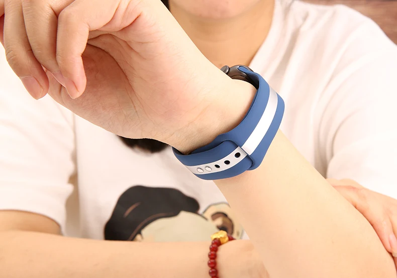 Силиконовый ремешок для Apple Watch band 44 мм 40 мм iWatch band 42 мм 38 мм спортивный ремень браслет correas Apple watch 5 4 3 2 аксессуары