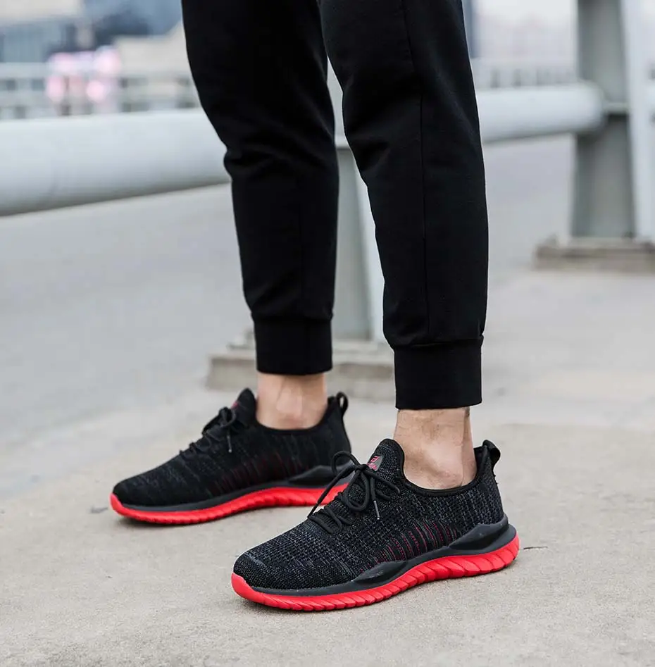 FANDEI спортивная обувь для мужчин zapatillas hombre Deportiva спортивная обувь для мужчин светильник кроссовки спортивная обувь для мужчин Flyknit верх нескользящий