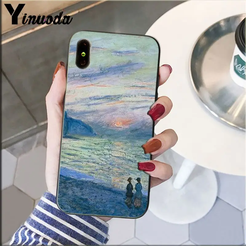 Yinuoda Клода Мона импрессионизма художника чехол для телефона для Apple iPhone 8 7 6 6S Plus X XS MAX 5 5S SE XR Чехол для мобильного телефона s