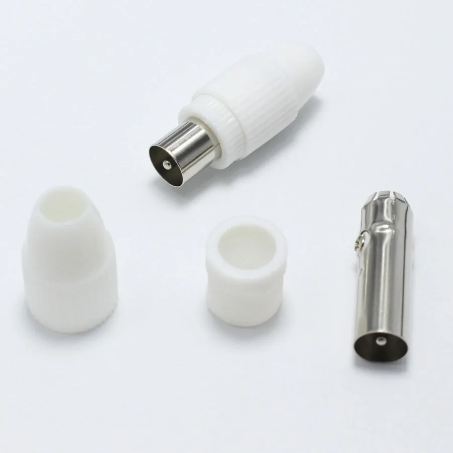 10 шт. Бесплатная сварка штекер для радиочастотного телевизора 9 5 л разъем ТВ