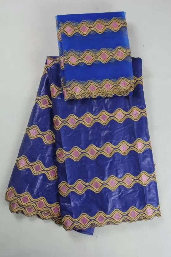 Базен Ткань с бисером 2017 Африканский Кружево Высокое качество Бесплатная