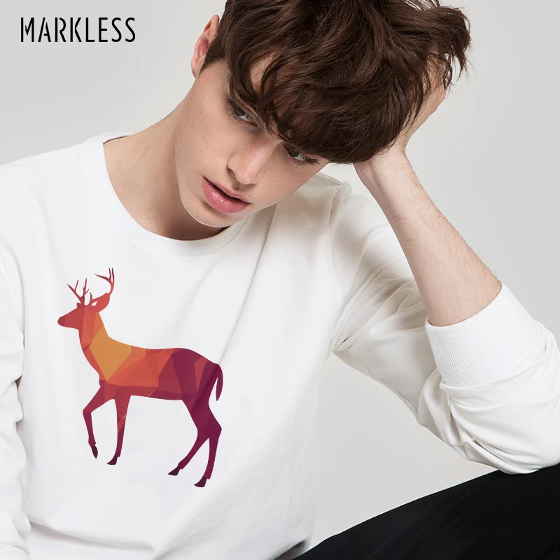 Markless/худи с принтом на заказ; сезон осень-зима; повседневные мужские толстовки с принтом; Модный хлопковый пуловер; мужские Cпортивные костюмы толстовки
