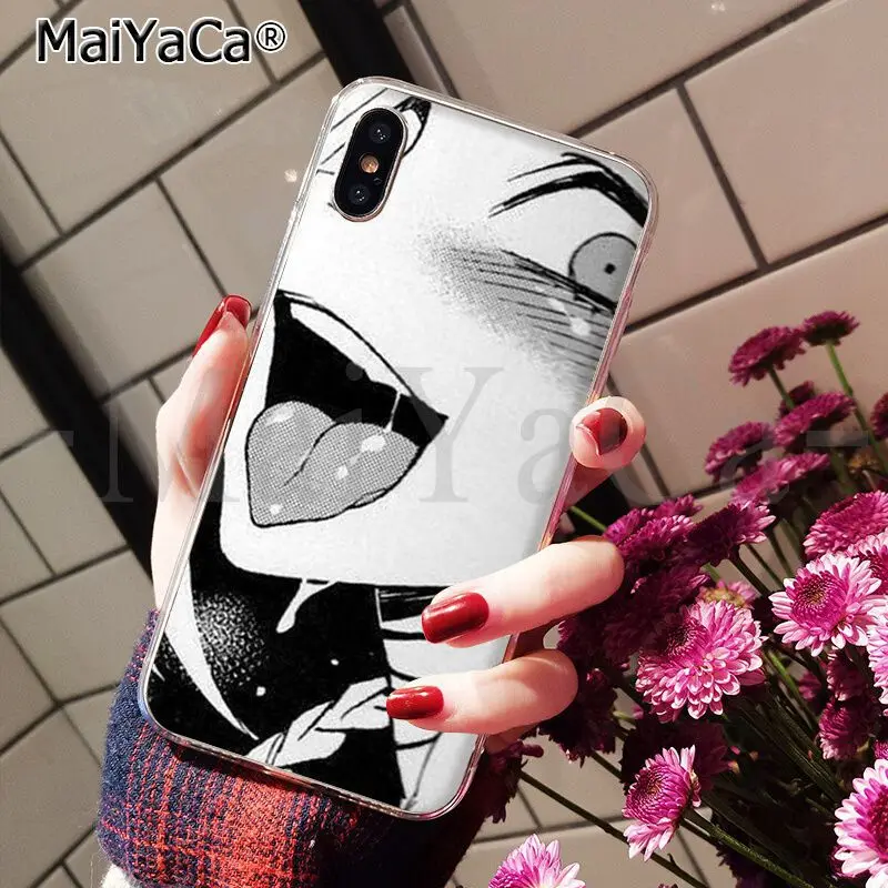 MaiYaCa аниме девушка мультфильм Япония Coque Оболочка Чехол для телефона для Apple iPhone 8 7 6 6S Plus X XS MAX 5 5S SE XR Чехол для мобильного телефона