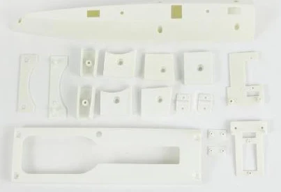 Фюзеляж пластиковые части для Freewing Rebel 70 мм Электрический RC хобби FJ20511 091|parts lada|parts