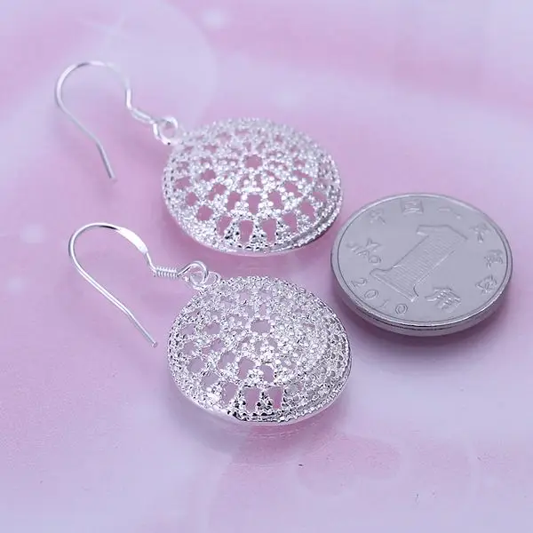 Серьги с серебряным покрытием модные ювелирные украшения из стерлингового