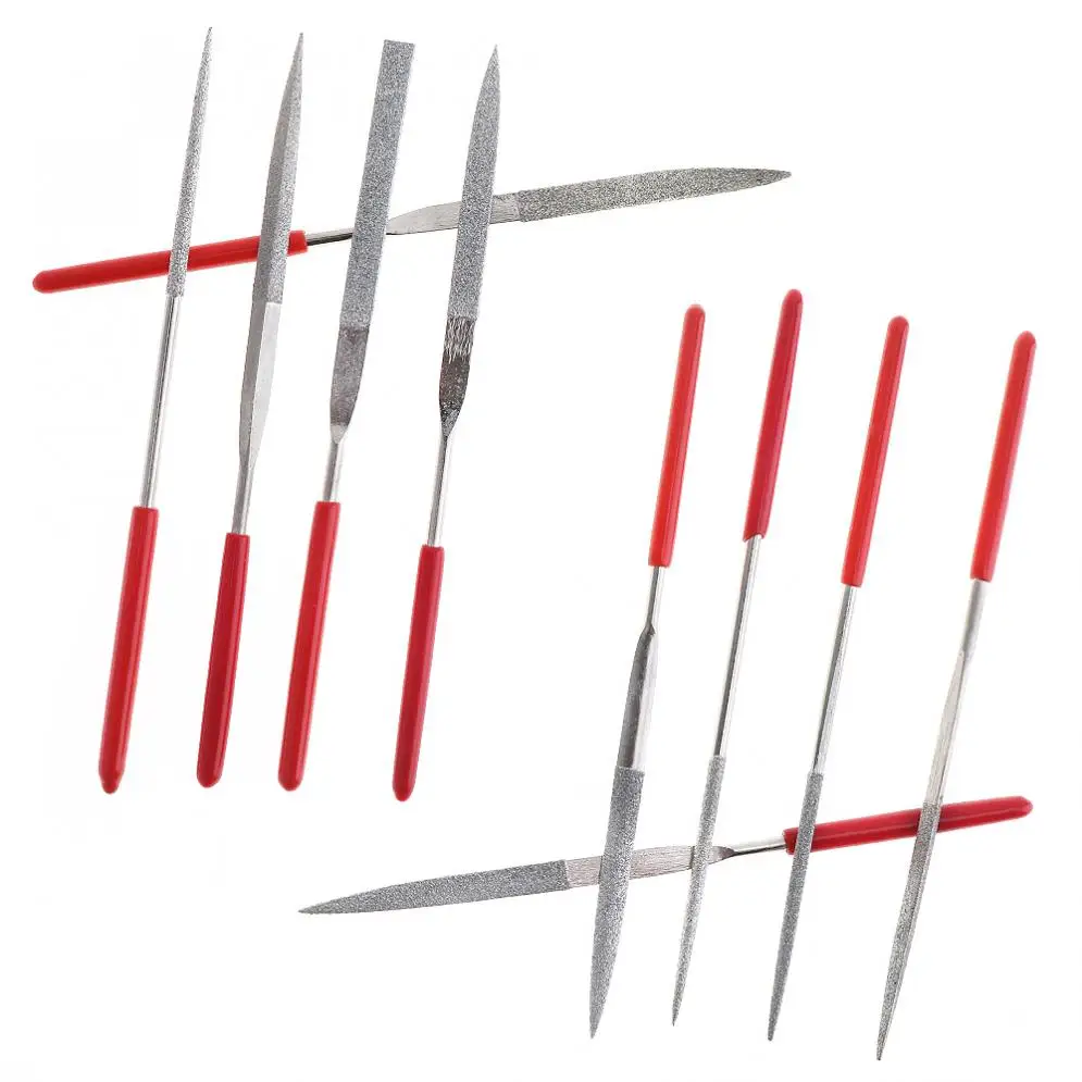 10pcs/lot 140x3MM Diamond Files Guitar Crowning Luthier Metal Edge Polish Tool for Musical Instruments DIY | Спорт и развлечения