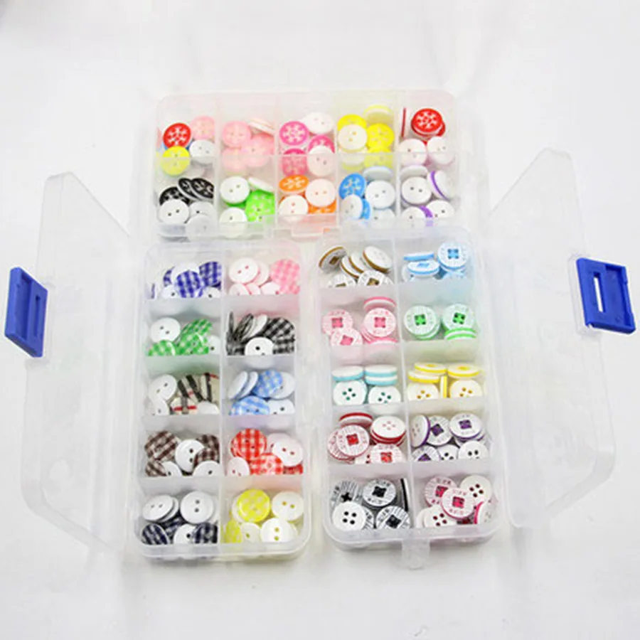 100 шт. + коробка декоративные пуговицы для детской одежды | Дом и сад