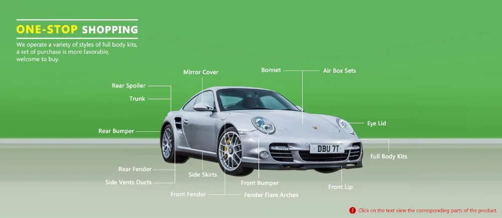 Для Porsche 911 997 GT3 RS(порция) задний багажник из углеродного волокна с спойлером FRP EPR палубный спойлер для 911 997