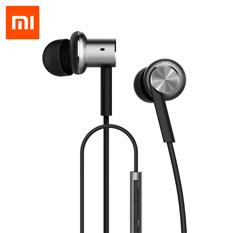 Оригинальные гибридные наушники Xiaomi Mi вкладыши многокомпонентные круглые